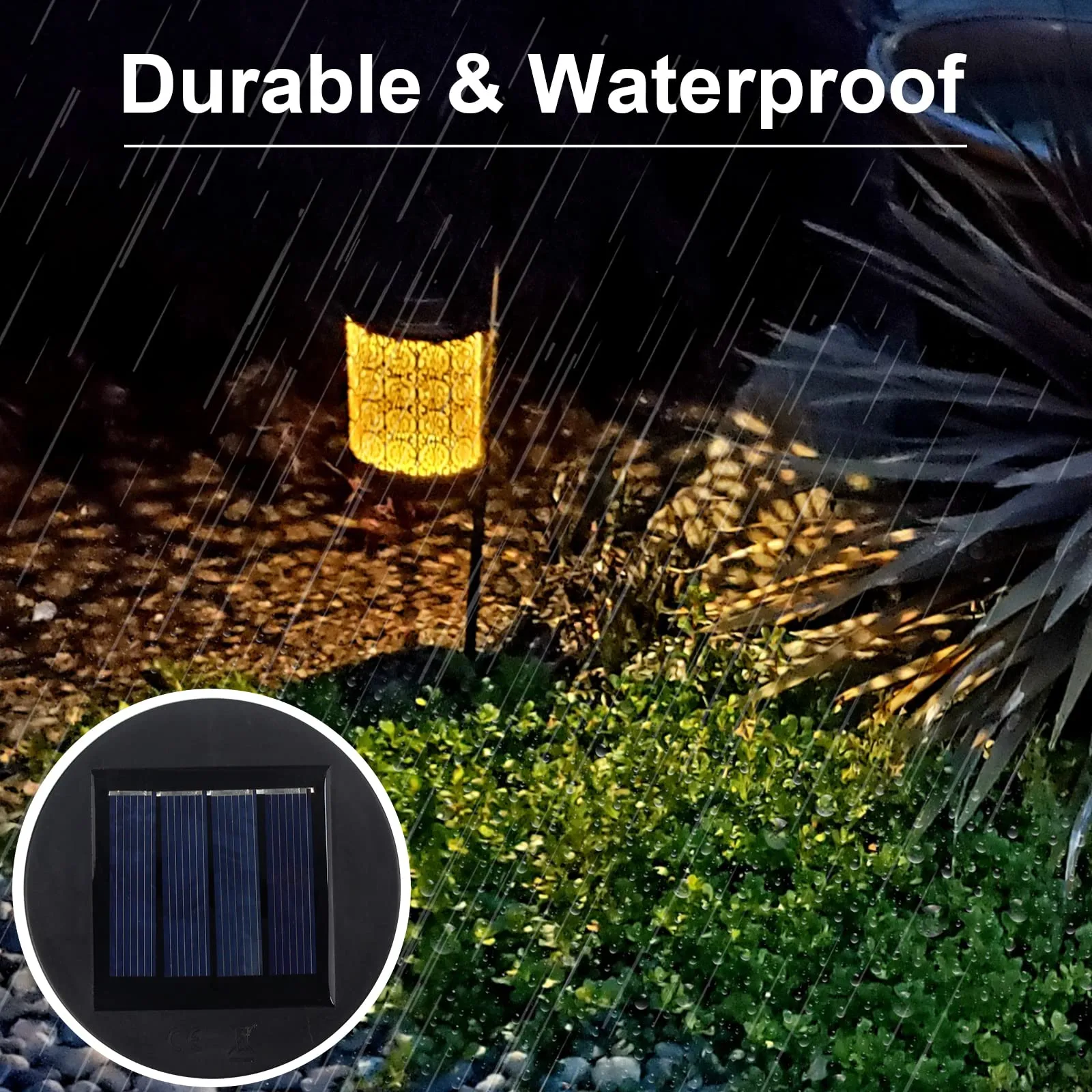 2 Pack Solar Lights Replacement Top, Solar Light Parts, LED Solar Panel Lantern Lid Lights, Outdoor Lantern Solar Replacement Parts, Garden Patio Decor Light up Your Space (3.15in)