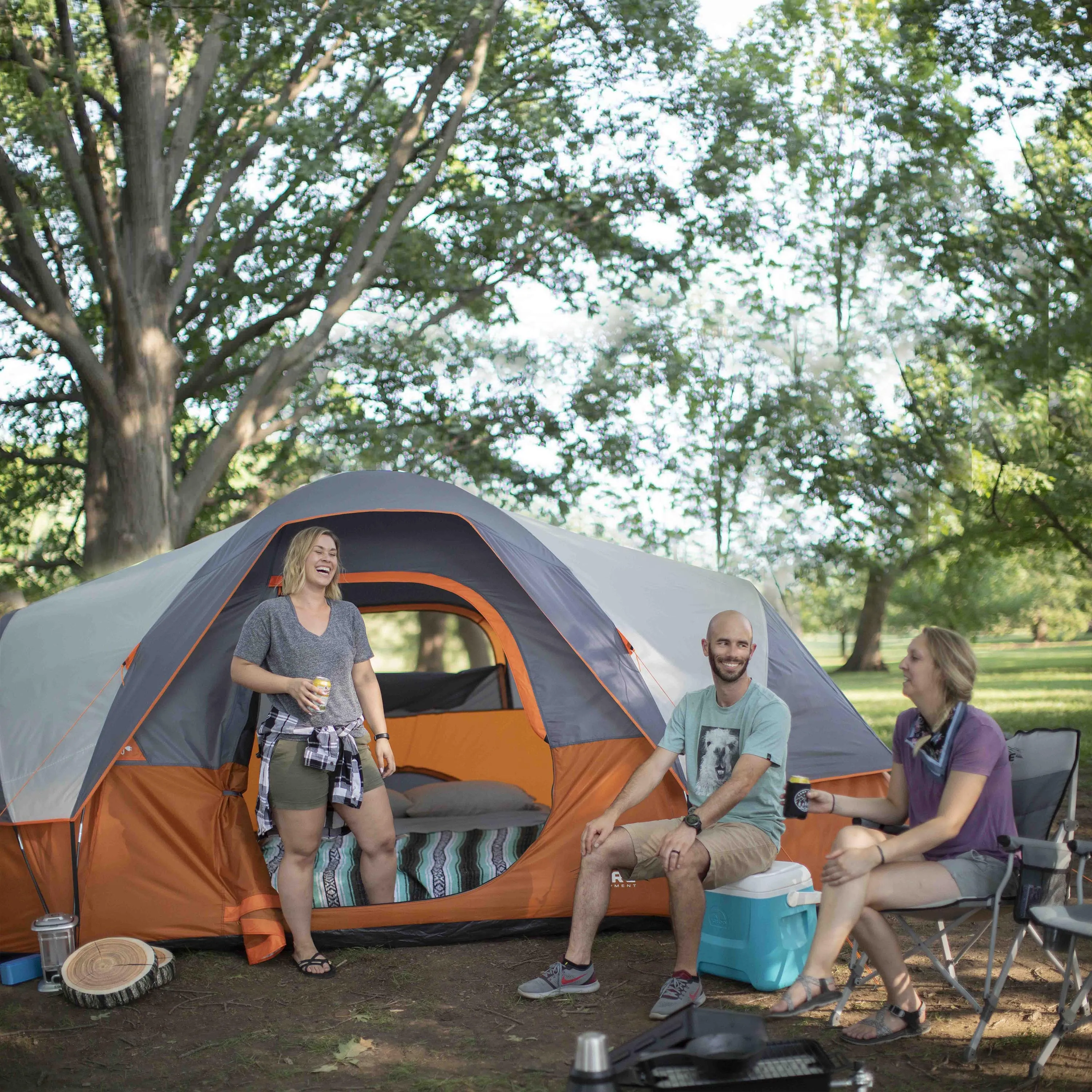 9 Person Extended Dome Tent 16' x 9'