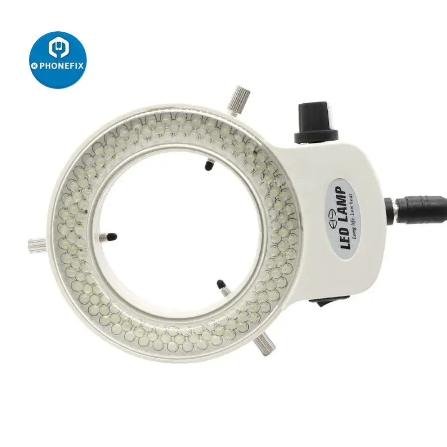 Adjustable 144/60 LEDs Microscope Ring Light with Adapter