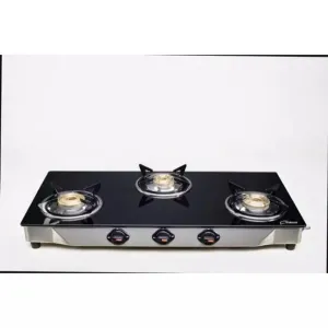 Alpha Table Top 3B Gas Stove Stainless Steel Top 4mm