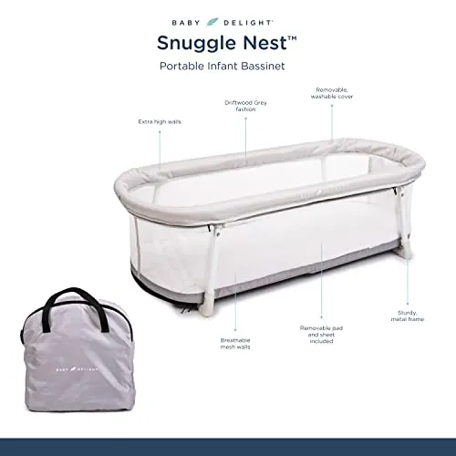 Baby Delight Snuggle Nest Portable Bassinet