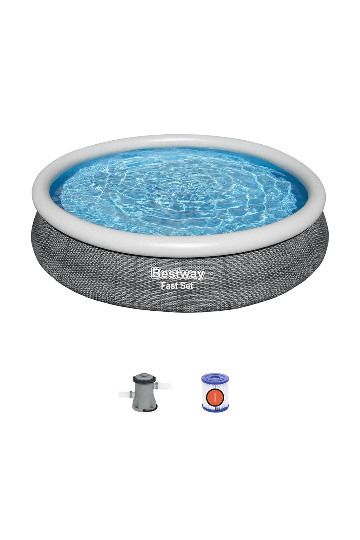 Bestway 3.66m Fast Set Fill & Rise Pool - 76cm