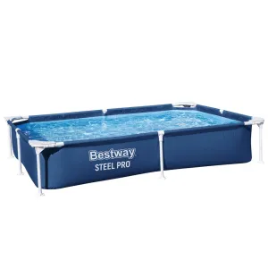 Bestway Swimming Pool Above Ground Frame Pools Outdoor Steel Pro 2.2 X 1.5M