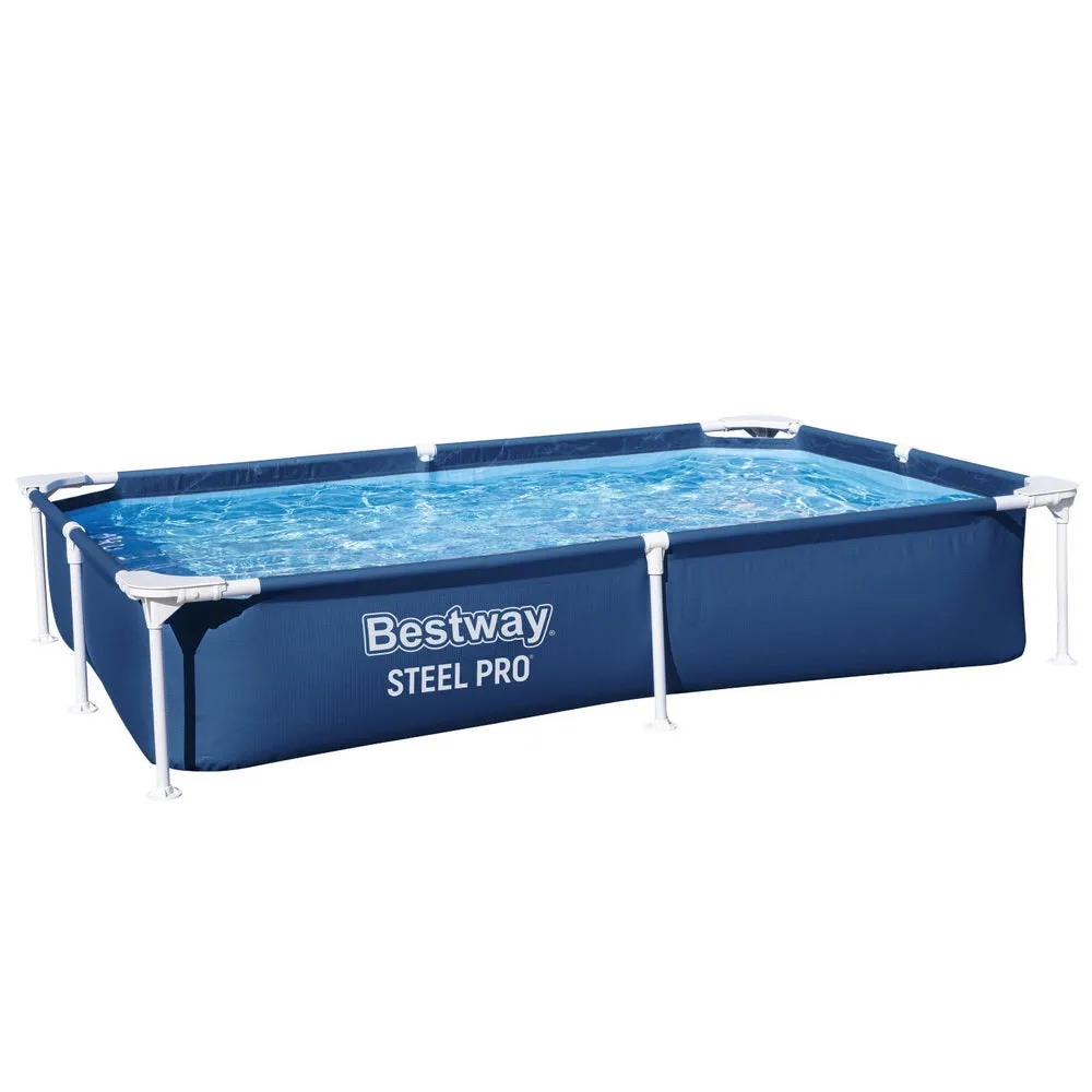 Bestway Swimming Pool Above Ground Frame Pools Outdoor Steel Pro 2.2 X 1.5M