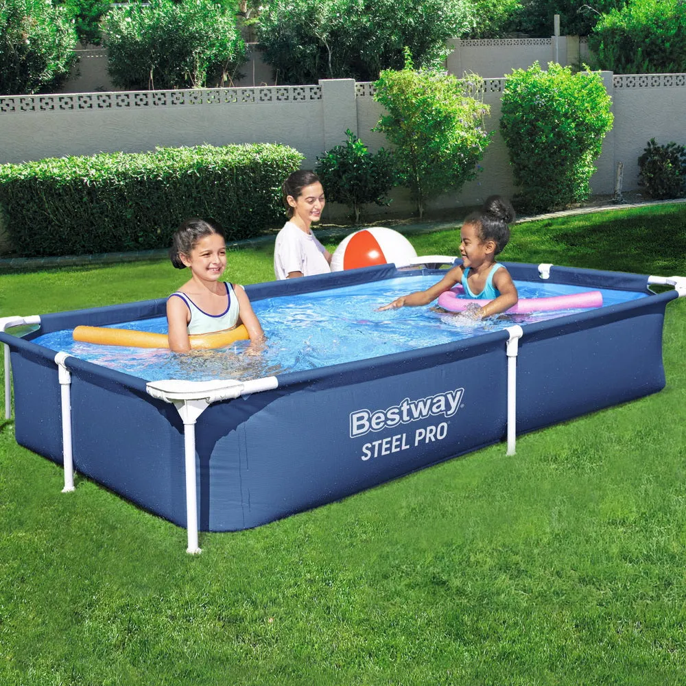 Bestway Swimming Pool Above Ground Frame Pools Outdoor Steel Pro 2.2 X 1.5M