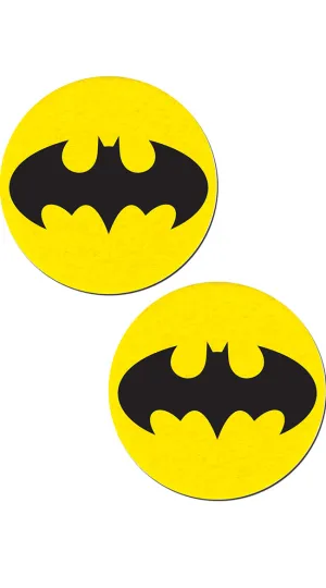 Black Bat and Yellow Circular Pasties