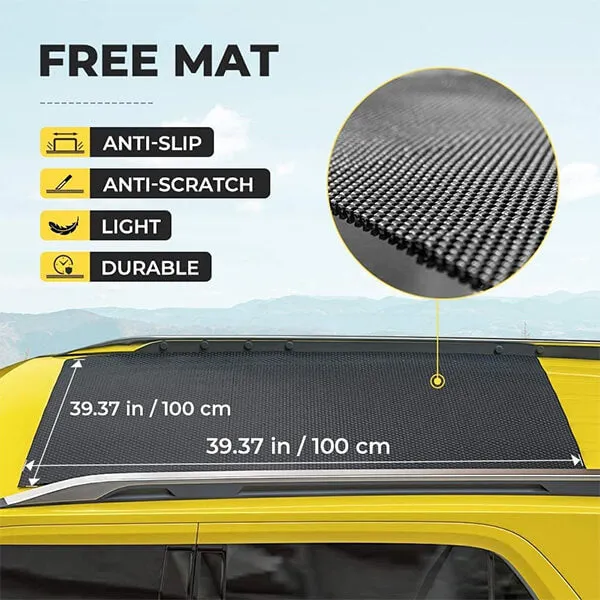 BougeRV Waterproof Rooftop Cargo Bag with Protective Mat