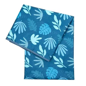 Bumkins Waterproof Splat Mat - Blue Tropic