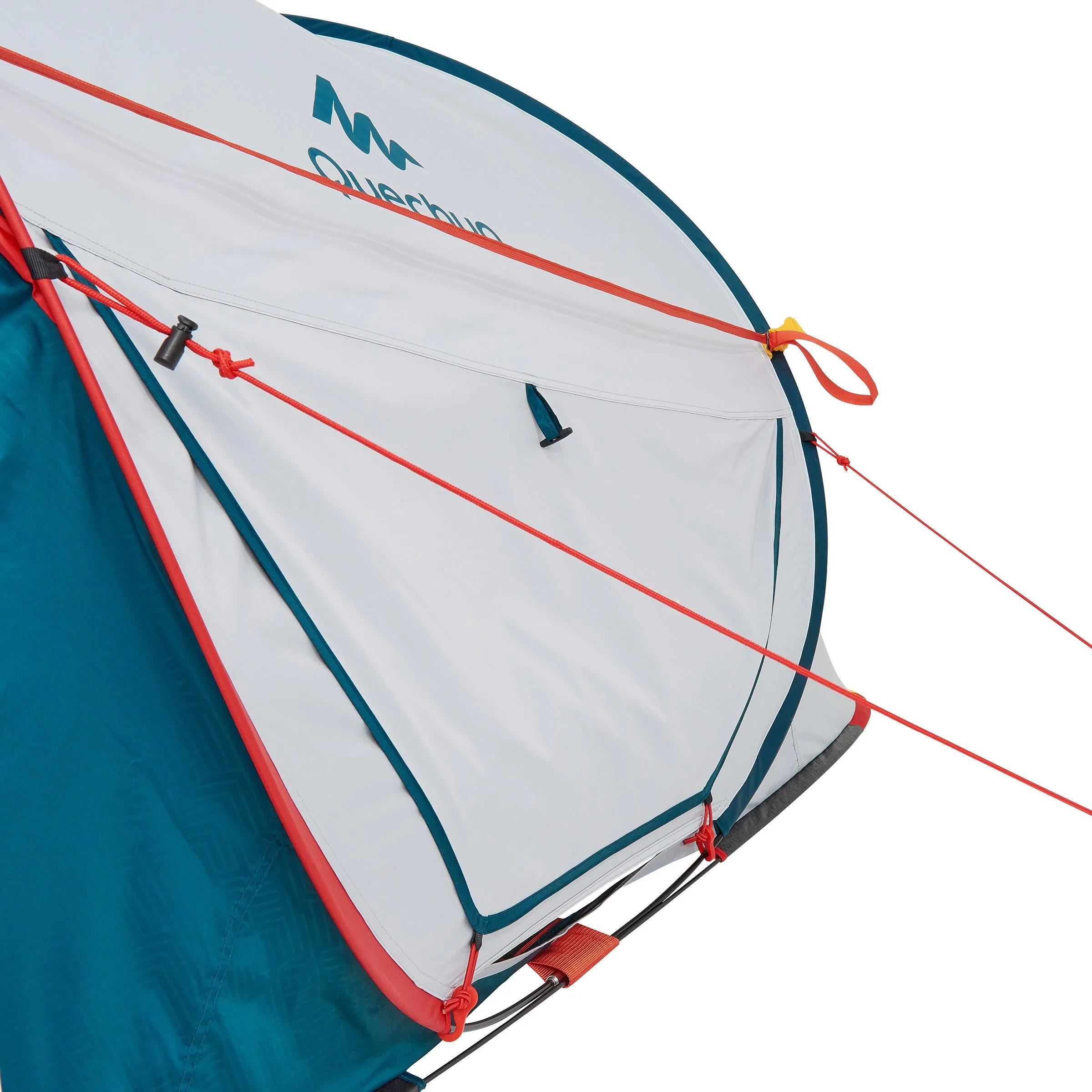 Camping tent Quechua Fresh & Black 2 Seconds XL 2-person, white/blue