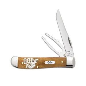 CASE KNIVES GIFT SET GOLFERS TOOL ANTIQUE BONE