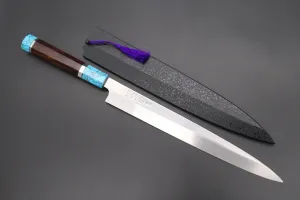 Custom Limited Edition, Sukenari Special Steel Series SG-II Hon Kasumi Yanagiba 270mm (10.6 inch, Single Bevel Edge, SCL-443)