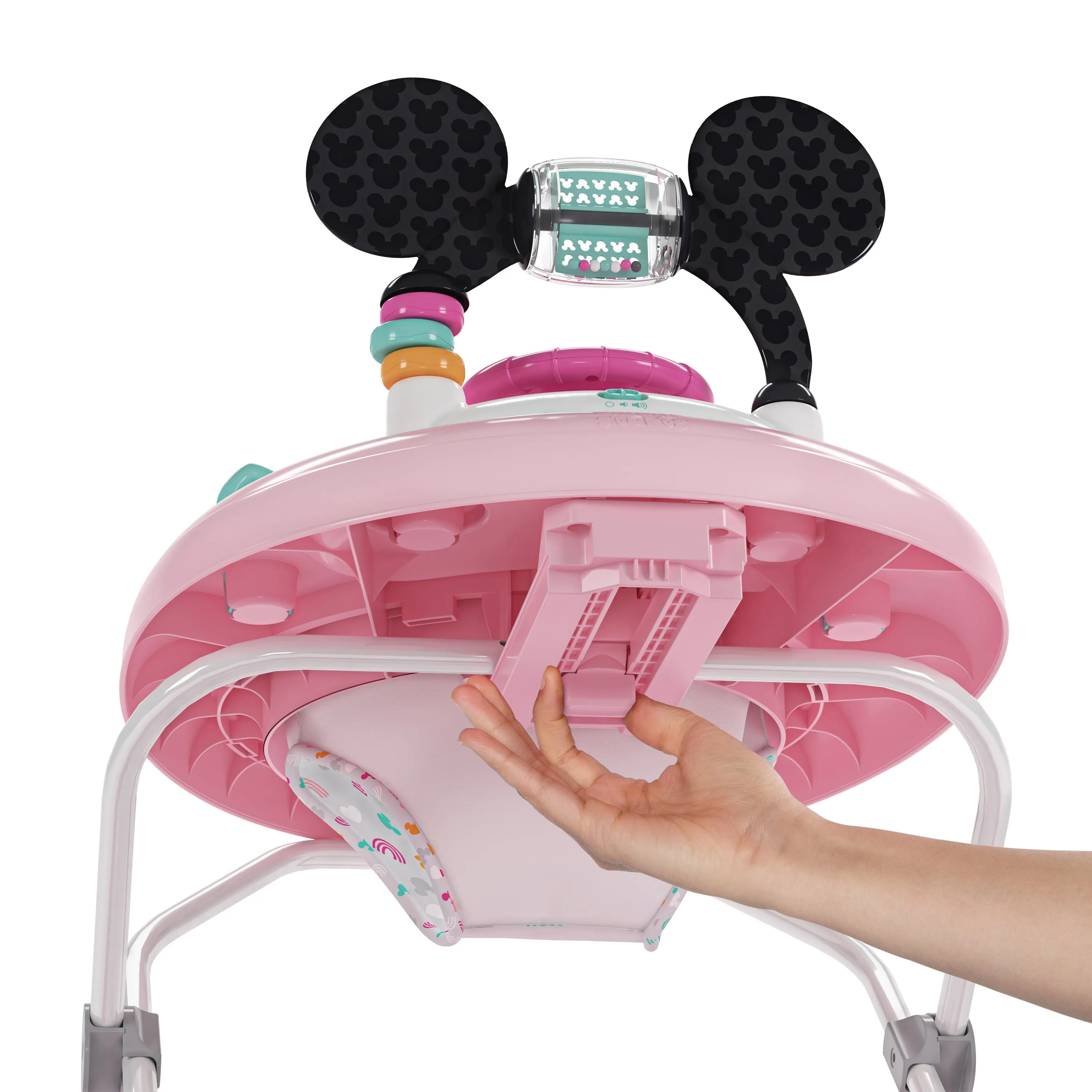 Disney Baby MINNIE MOUSE Tiny Trek Walker, Forever Besties, 2-in-1 Walker by Bright Starts