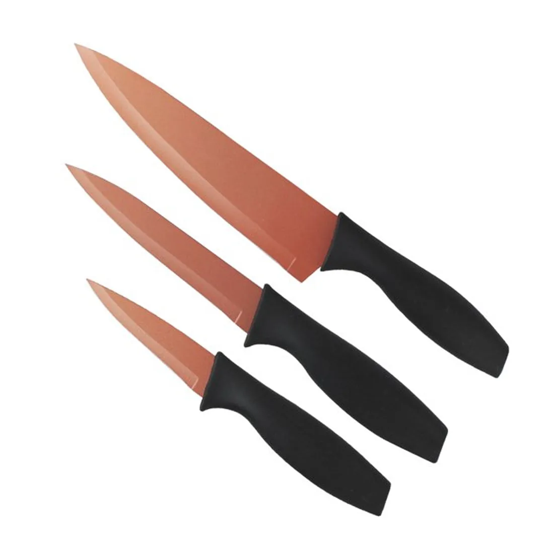 Eternal Copper Coated Knife Set - 3 Essential Kitchen Tools