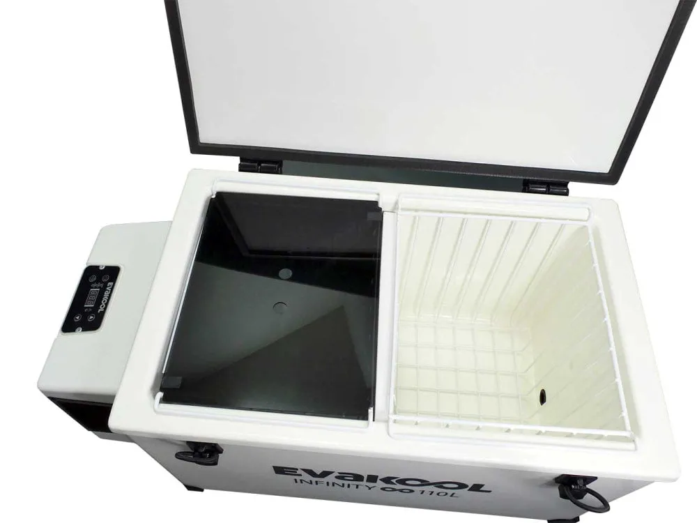 EvaKool 110L Fibreglass Infinity Camping Fridge/Freezer | RFB110-FF