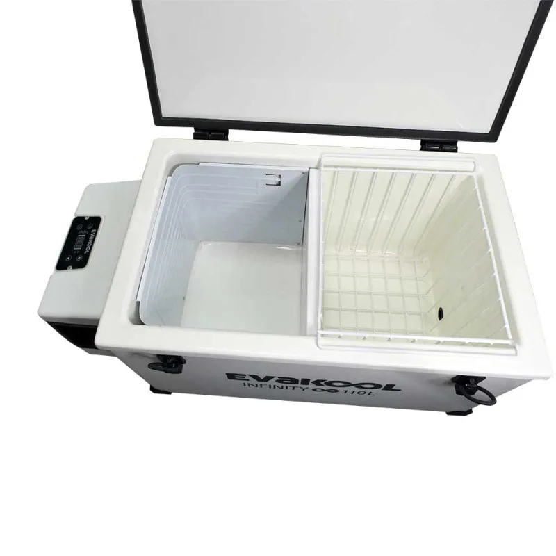 EvaKool 110L Fibreglass Infinity Camping Fridge/Freezer | RFB110-FF