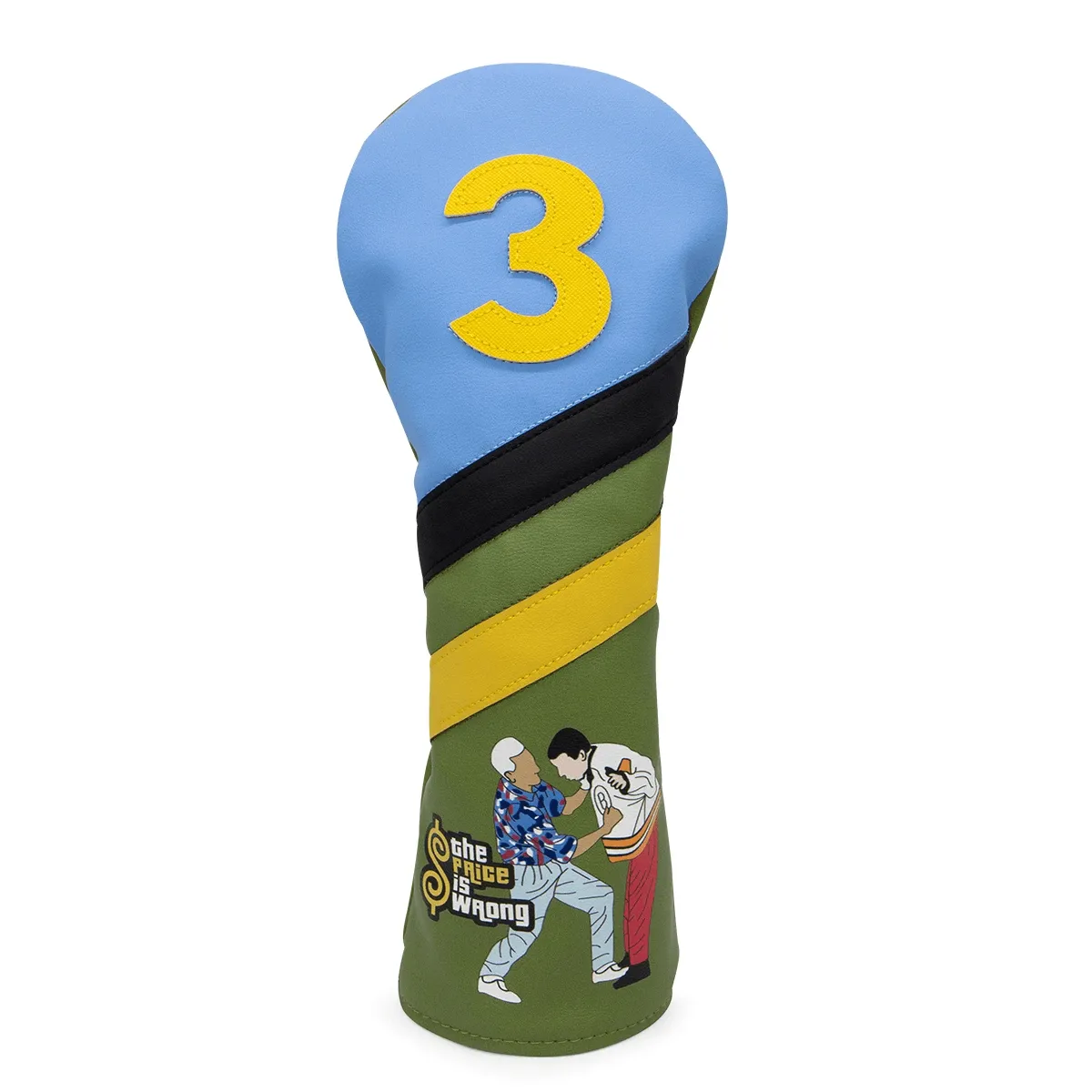 Funny Design Golf Club Head Cover PU Leather Waterproof