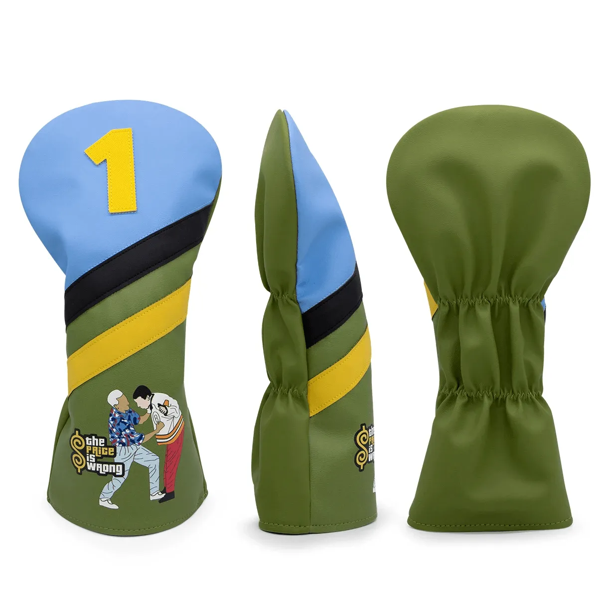 Funny Design Golf Club Head Cover PU Leather Waterproof