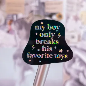 Glitter Waterproof Sticker - TTPD Favorite Toys