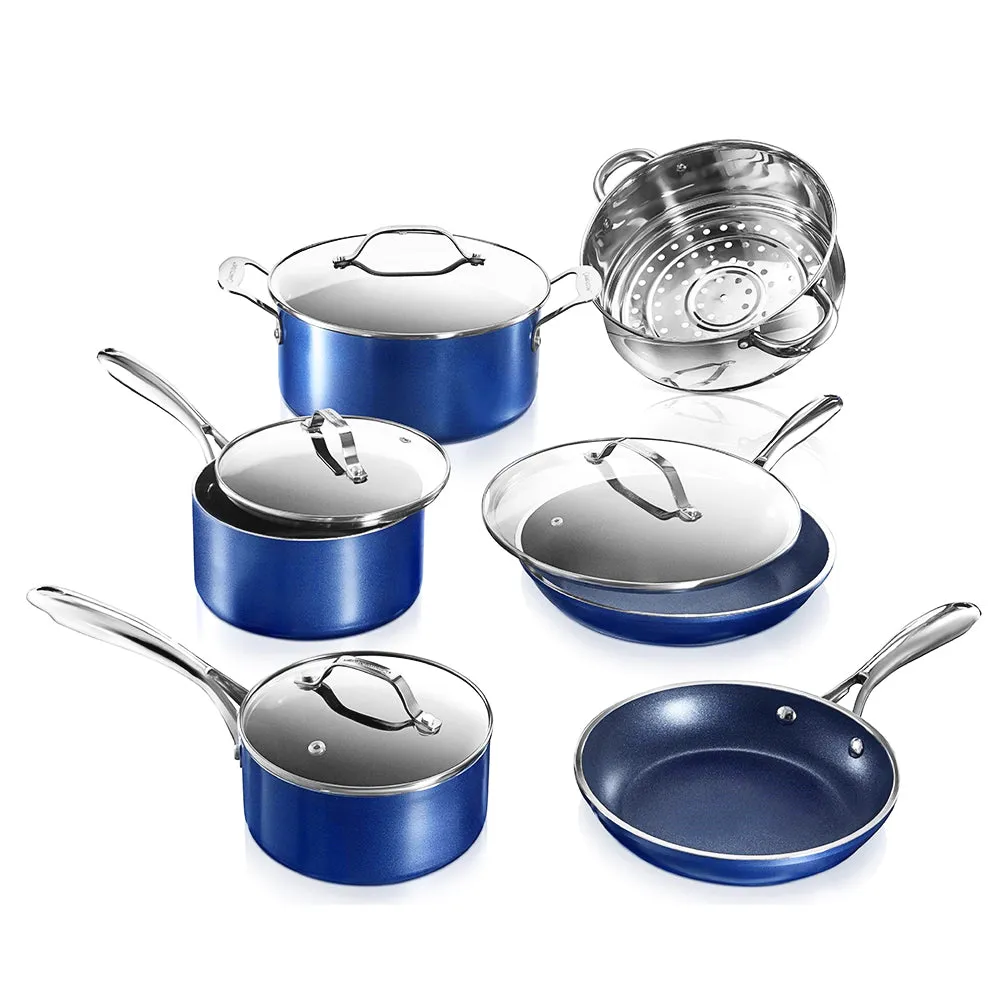 Granitestone Get It Together 10 Piece Essential Aluminum Cookware Set