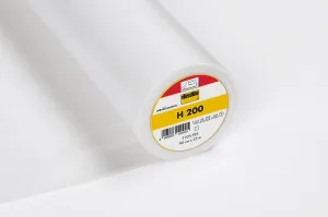 H200 Vilene Fusible Interfacing - White