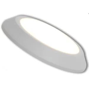 Hamilton Hills New Modern Large Oval LED Ceiling Light | Contemporary Sleek Circular