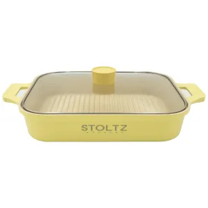 IH Steam Grill Pan 30cm Lemon Meringue (KP963335)