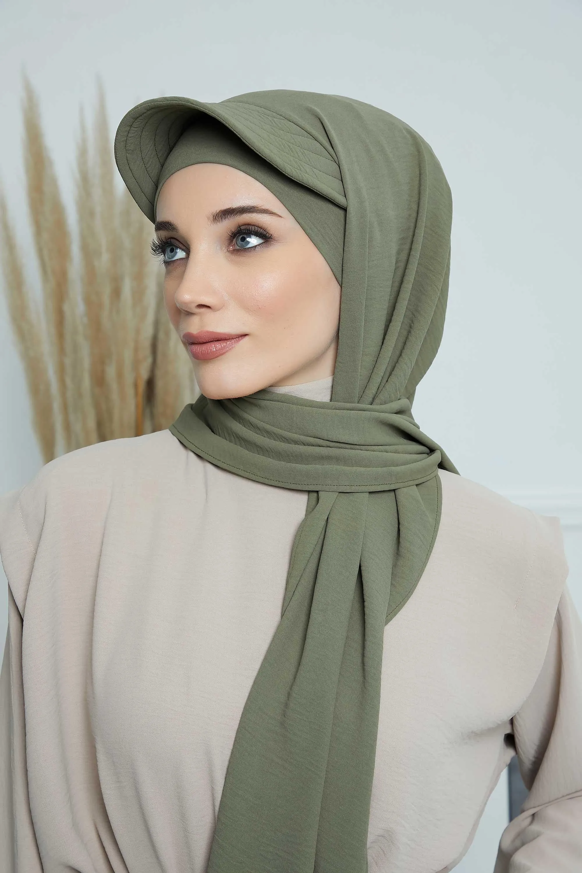 Instant Aerobin Shawl Newsboy Scarves Bandana Women's Cap Turban Visor Stylish Hijab Hat Turban,SS-1A