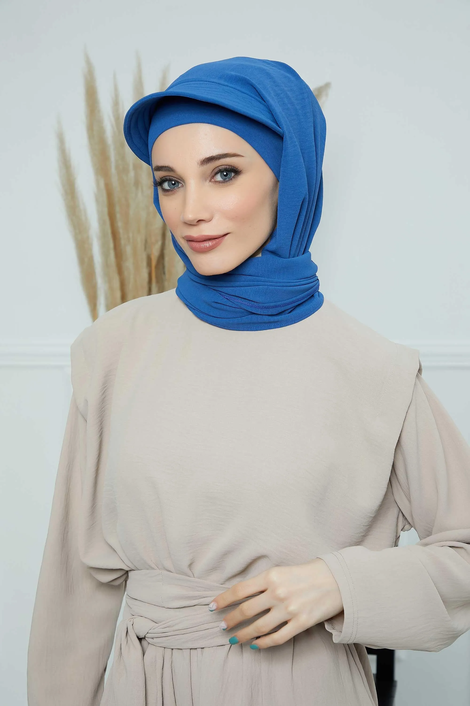 Instant Aerobin Shawl Newsboy Scarves Bandana Women's Cap Turban Visor Stylish Hijab Hat Turban,SS-1A