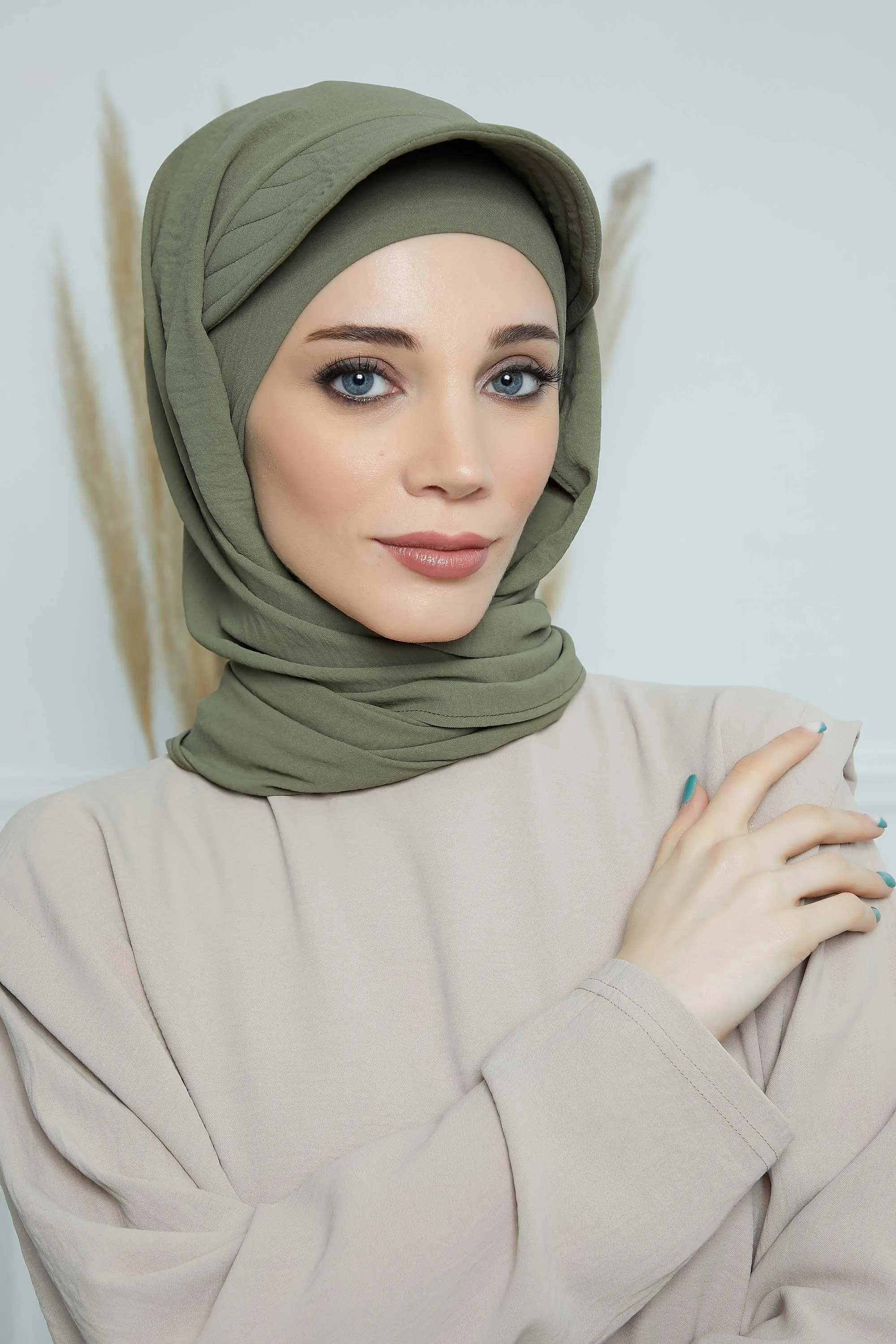 Instant Aerobin Shawl Newsboy Scarves Bandana Women's Cap Turban Visor Stylish Hijab Hat Turban,SS-1A