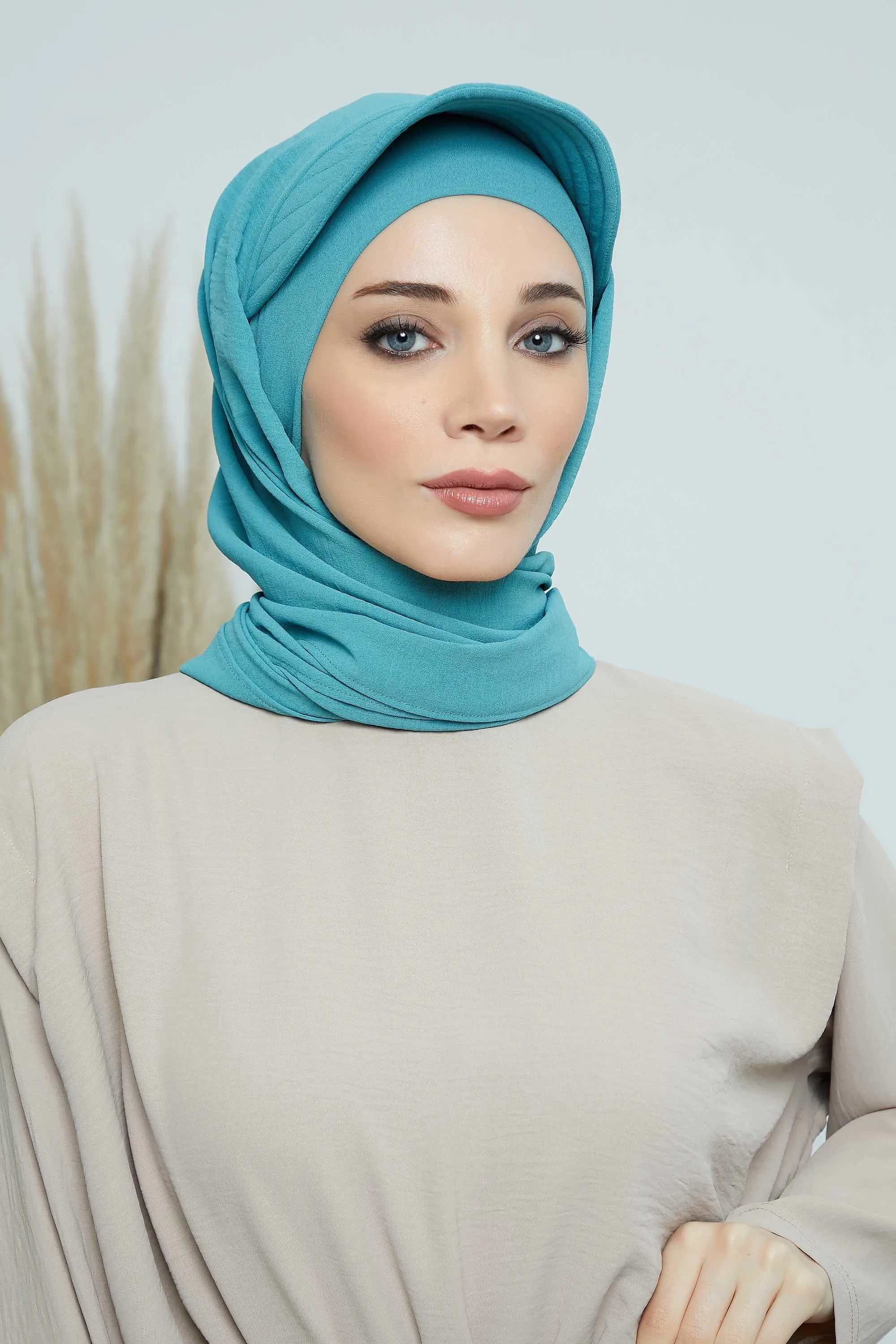 Instant Aerobin Shawl Newsboy Scarves Bandana Women's Cap Turban Visor Stylish Hijab Hat Turban,SS-1A