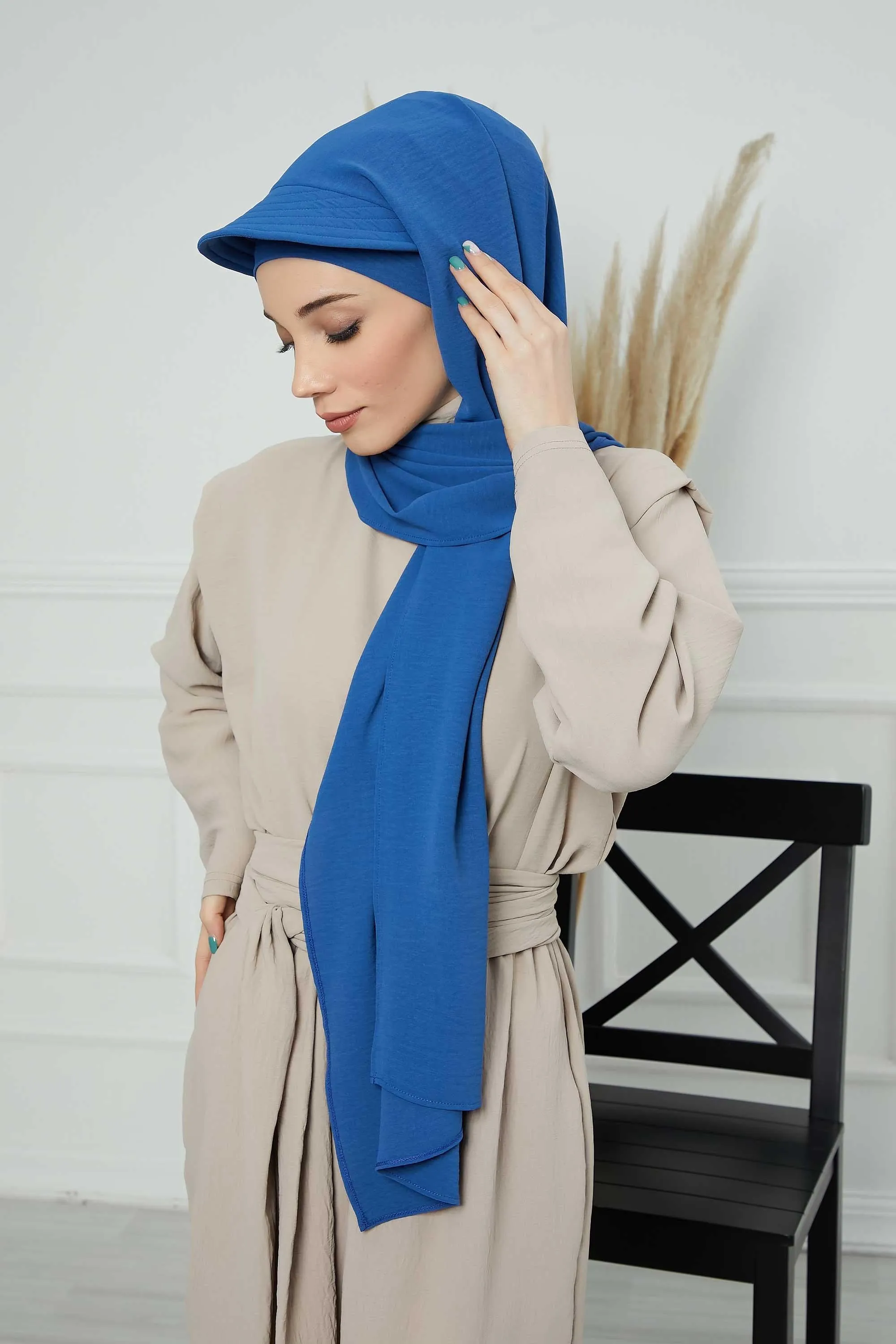 Instant Aerobin Shawl Newsboy Scarves Bandana Women's Cap Turban Visor Stylish Hijab Hat Turban,SS-1A