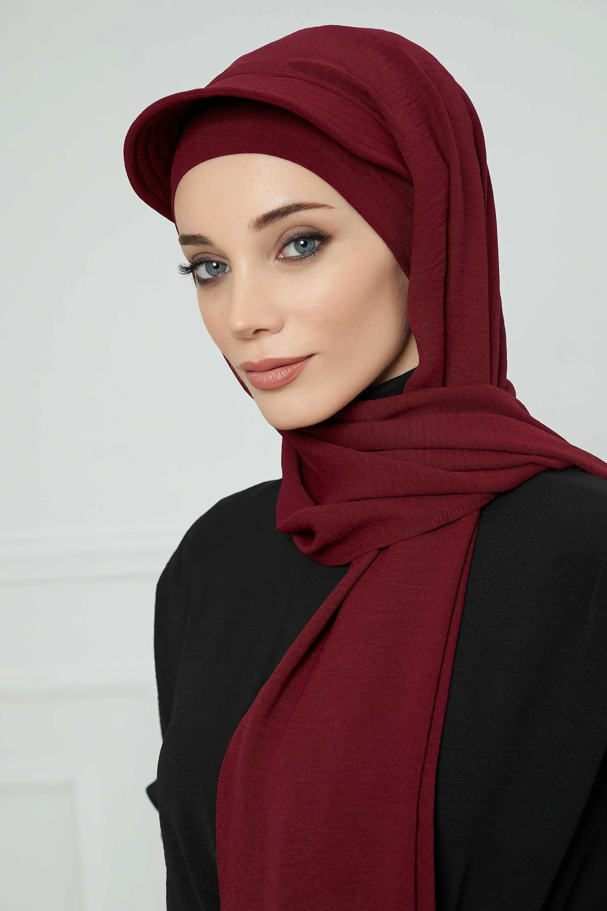 Instant Aerobin Shawl Newsboy Scarves Bandana Women's Cap Turban Visor Stylish Hijab Hat Turban,SS-1A