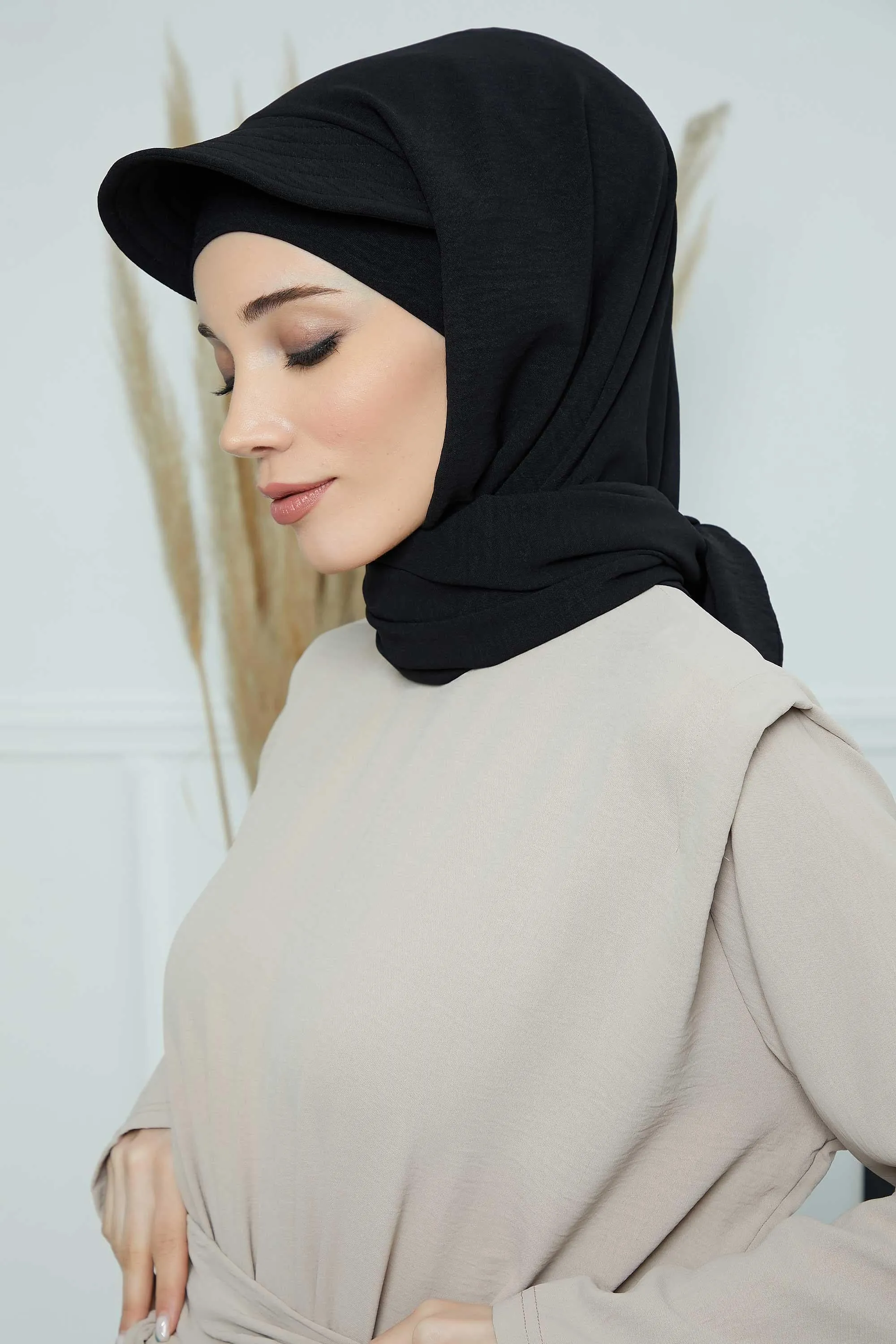 Instant Aerobin Shawl Newsboy Scarves Bandana Women's Cap Turban Visor Stylish Hijab Hat Turban,SS-1A