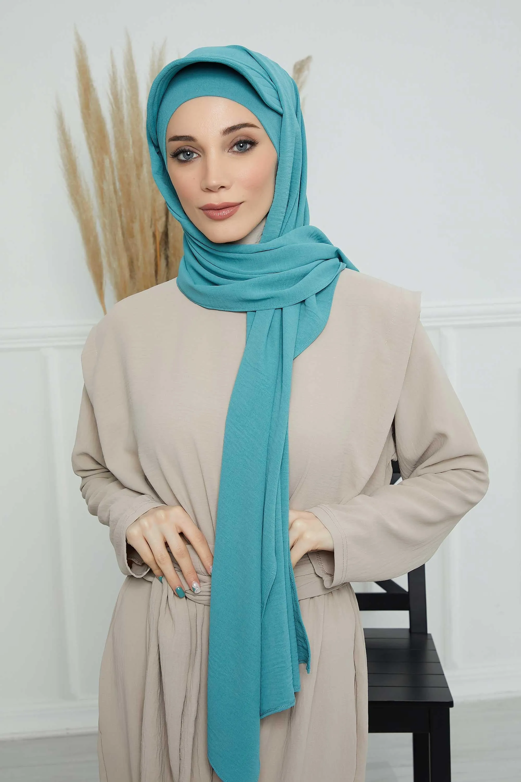 Instant Aerobin Shawl Newsboy Scarves Bandana Women's Cap Turban Visor Stylish Hijab Hat Turban,SS-1A