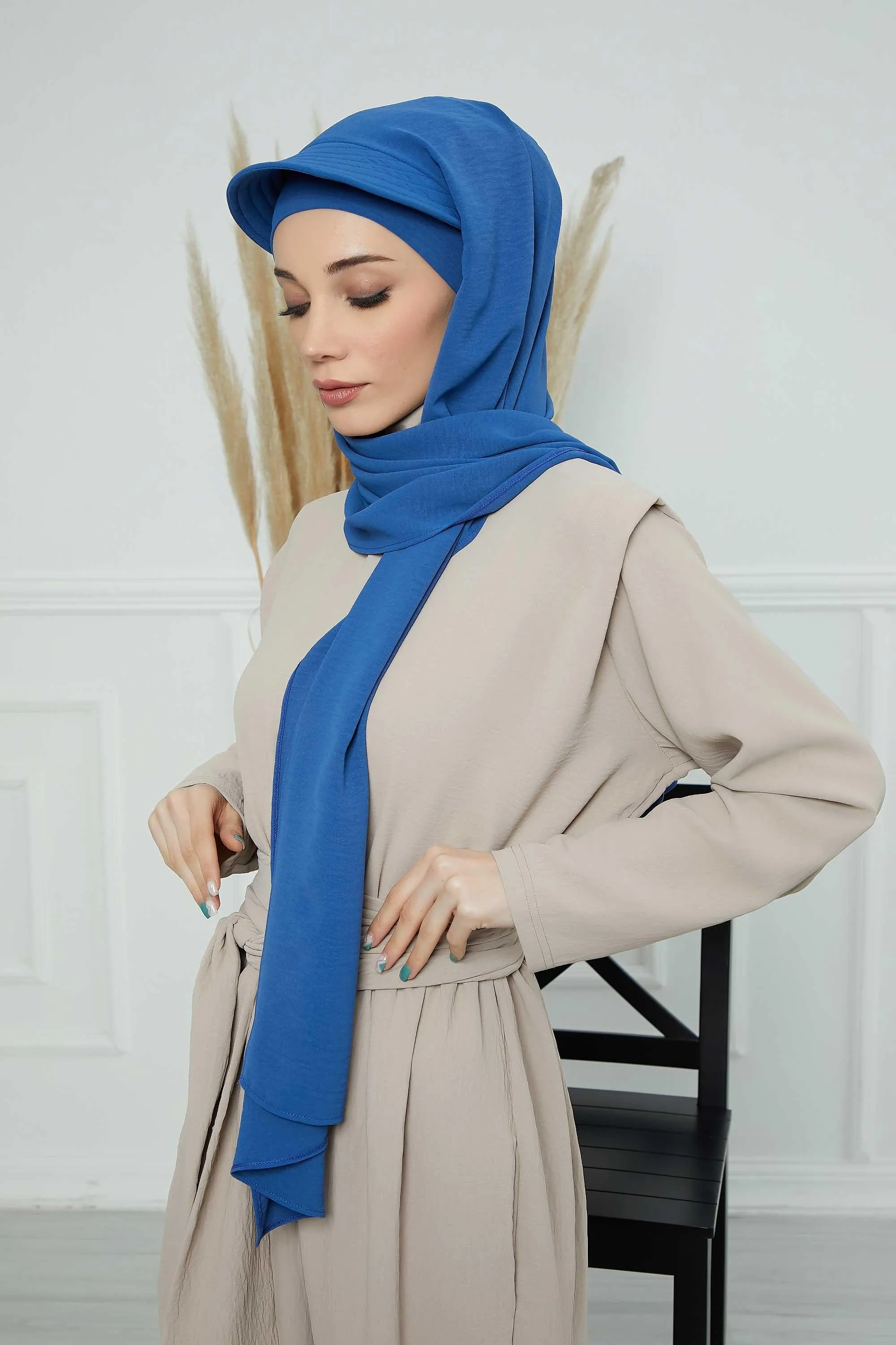 Instant Aerobin Shawl Newsboy Scarves Bandana Women's Cap Turban Visor Stylish Hijab Hat Turban,SS-1A