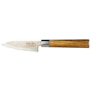 Katana Saya Flame Olive Wood 9cm Paring Knife