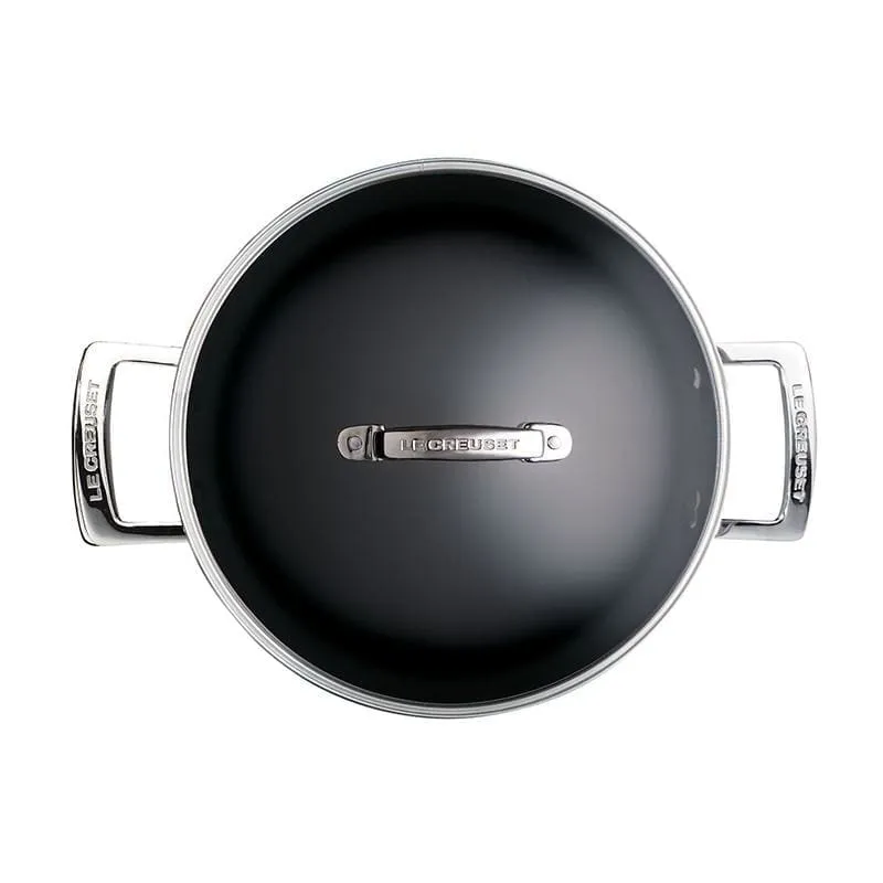 Le Creuset Toughened Non-Stick Deep Casserole with Glass Lid