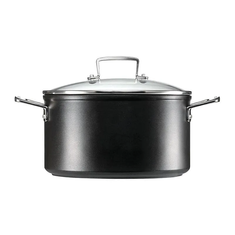 Le Creuset Toughened Non-Stick Deep Casserole with Glass Lid