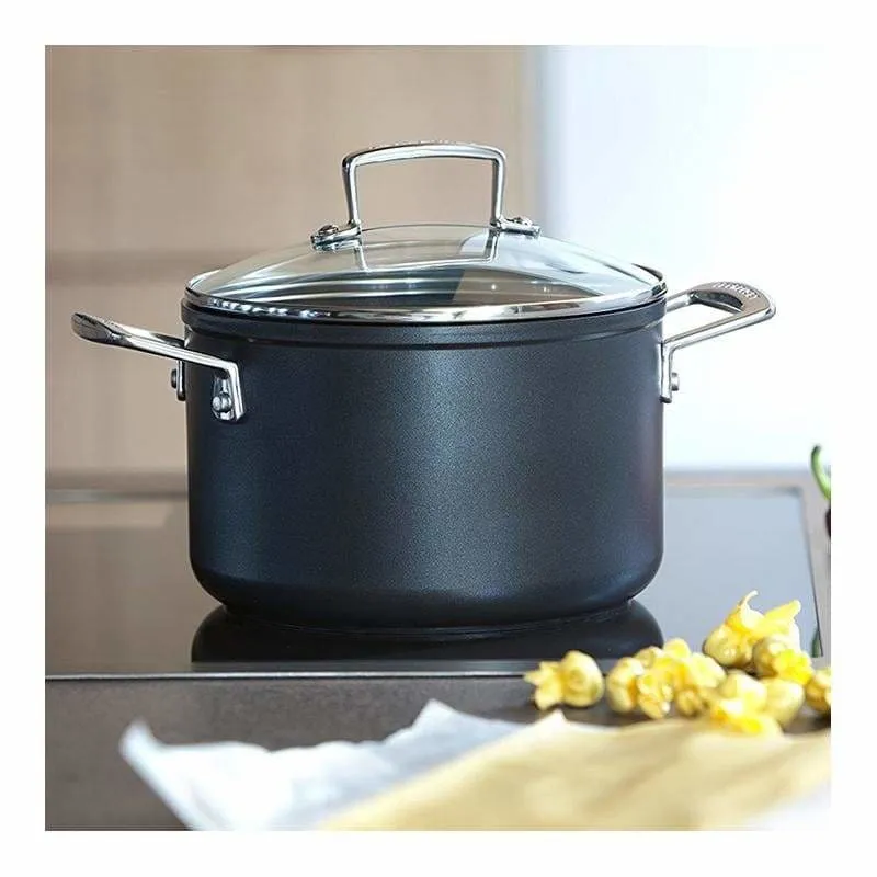 Le Creuset Toughened Non-Stick Deep Casserole with Glass Lid