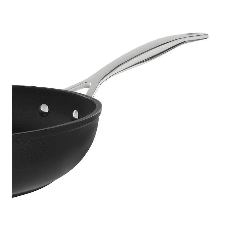 Le Creuset Toughened Non-Stick Deep Frying Pan with Glass Lid 28cm