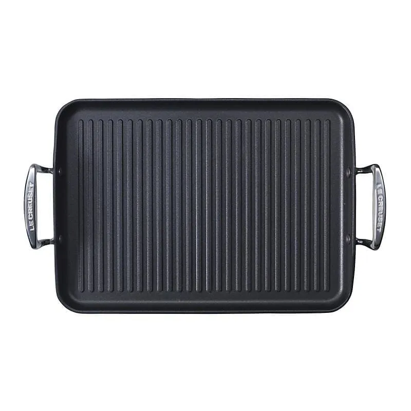 Le Creuset Toughened Non-Stick Ribbed Rectangular Grill 35cm