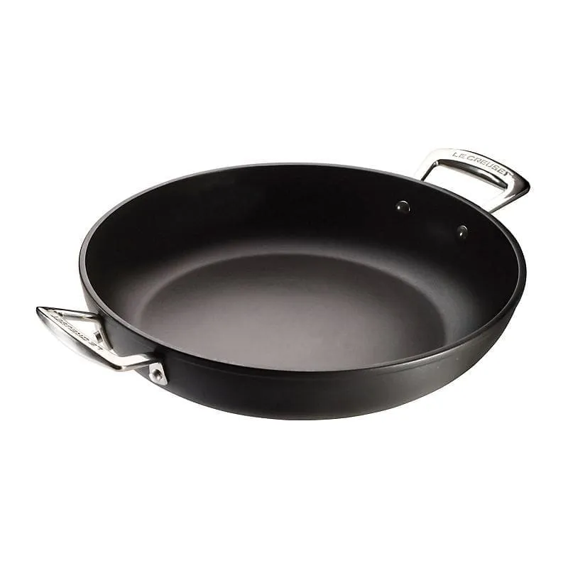 Le Creuset Toughened Non-Stick Shallow Casserole with Glass Lid