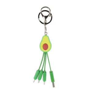 Little Avocado Phone Data Cable keychain