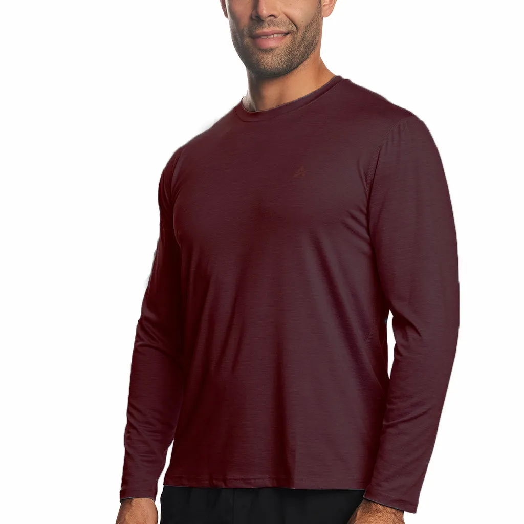 Men's Cooling Crew Neck Long Sleeve T-Shirt - CLOSEOUT