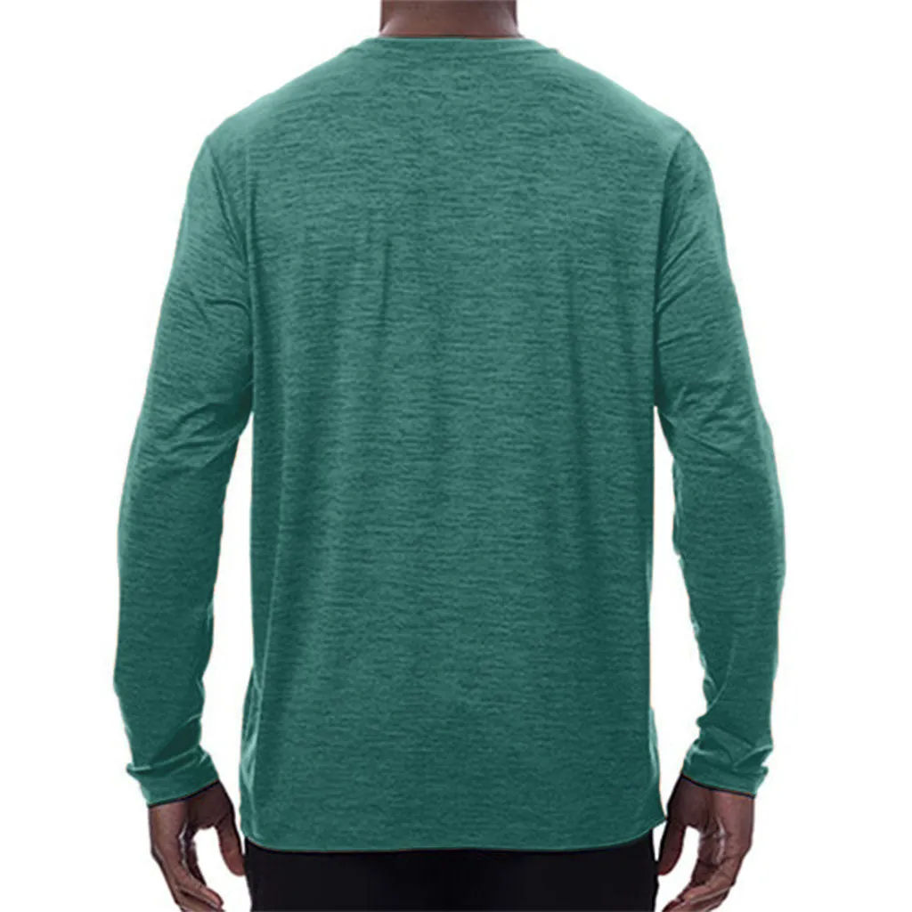 Men's Cooling Crew Neck Long Sleeve T-Shirt - CLOSEOUT