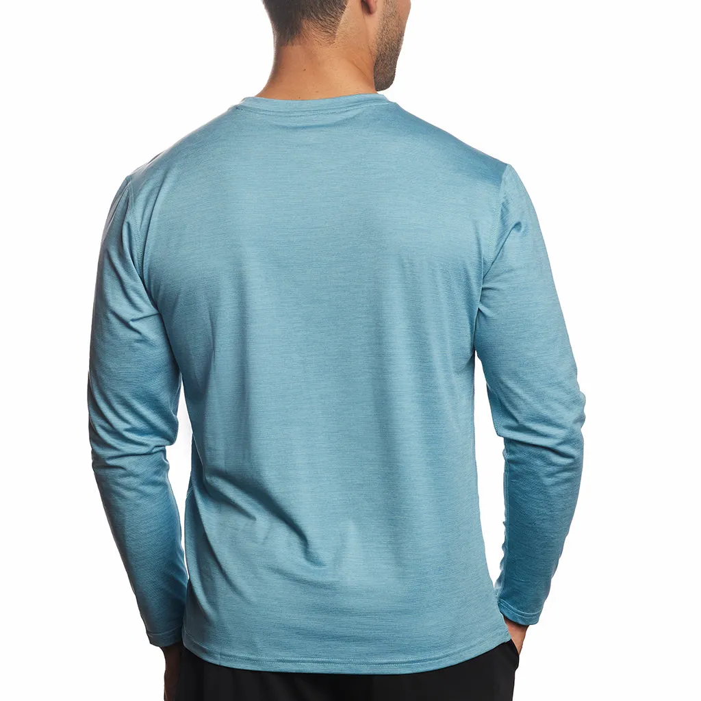 Men's Cooling Crew Neck Long Sleeve T-Shirt - CLOSEOUT