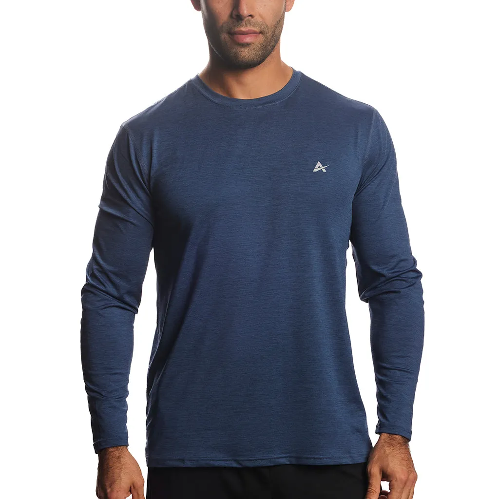 Men's Cooling Crew Neck Long Sleeve T-Shirt - CLOSEOUT