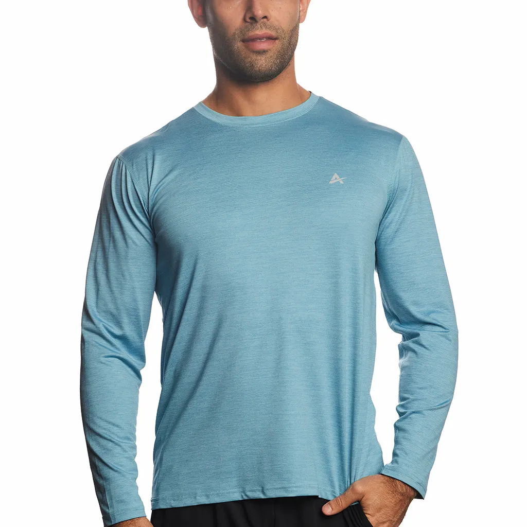 Men's Cooling Crew Neck Long Sleeve T-Shirt - CLOSEOUT