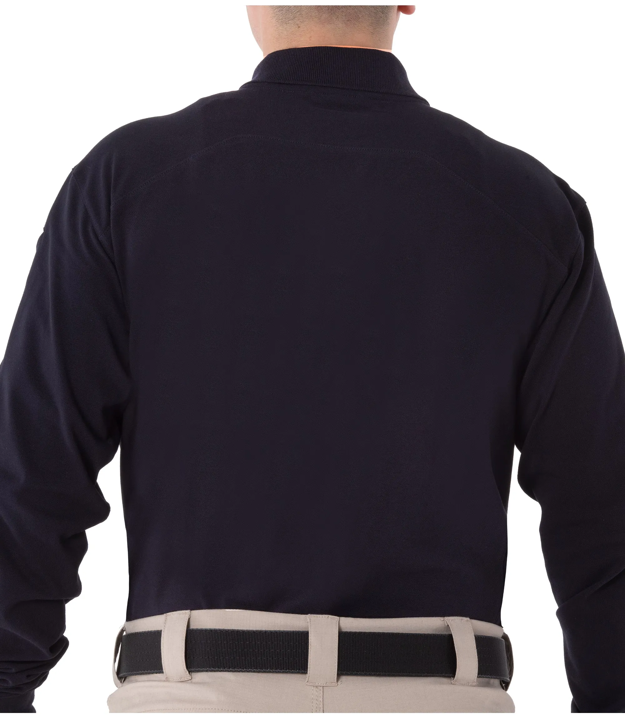 Men's Cotton Long Sleeve Polo