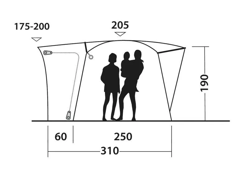 Outwell Pine Hills Drive Away Awning